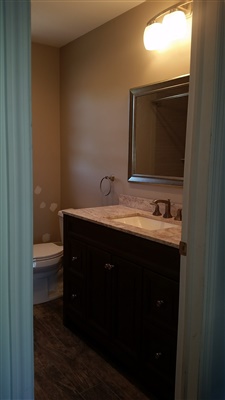 finished bathroom project